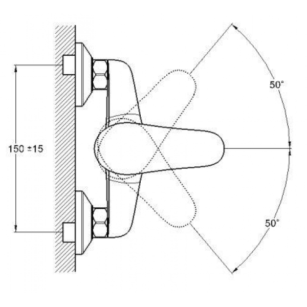 KLO5-B048 Glauf Смеситель для душа