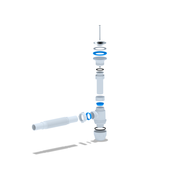 BM1005 Сифон Ани 1 1/4*32 Юнг с тр 32*32