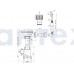 А0145 Сифон Ани Грот 3 1/2"*40 с жестким переливом