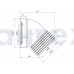 W4228 Труба фановая 110*45 град короткая