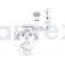 А0146 Сифон Ани Грот 3 1/2"*40 с двумя отводами для стиральной машины, с жестким переливом