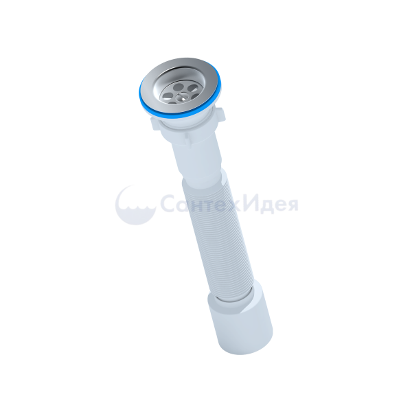 G105 Сифон гофрированный 1 1/2"*50 (350-760мм)