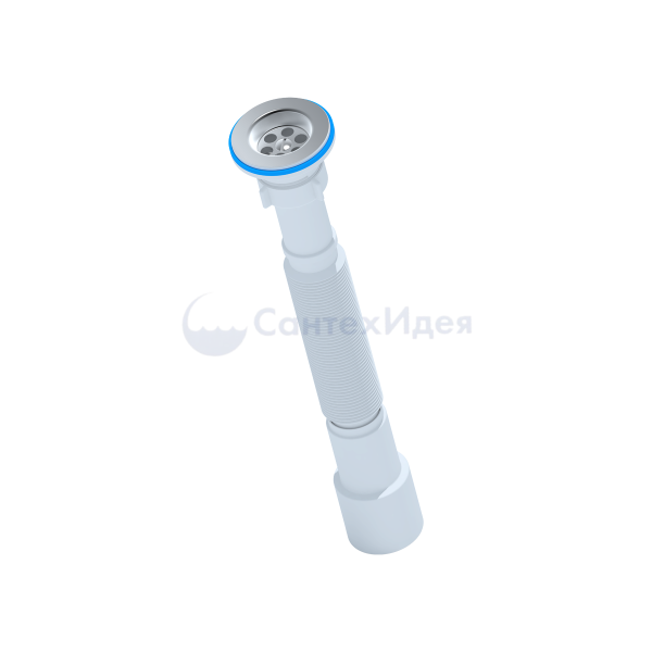 G206 Сифон гофрированный 1 1/4"*40/ 50 (391-801мм)