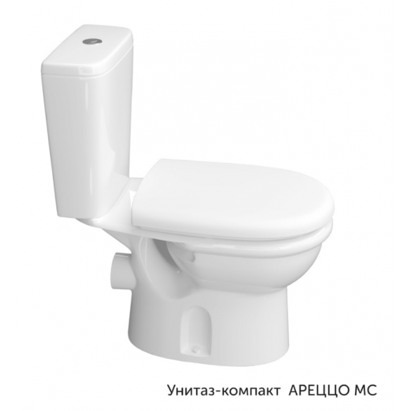 Унитаз-компакт Ареццо МС Инкоэр белый с1 (прям.вып.)