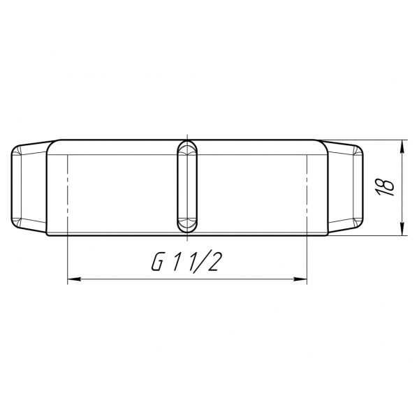 М440 Гайка накидная 1 1/2 диам.40 мм 