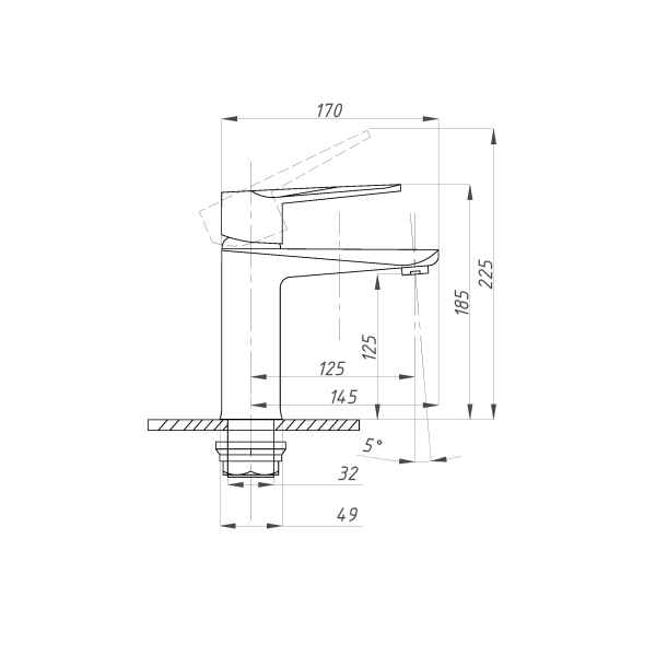PSM-300-5 смеситель для раковины PSM-300-5 смеситель для раковины