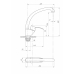 ПСМ-335-КТ/023 Смеситель для кухни бок ручка