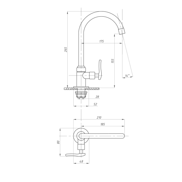 ПСМ-905-К/89 Смеситель МОНО