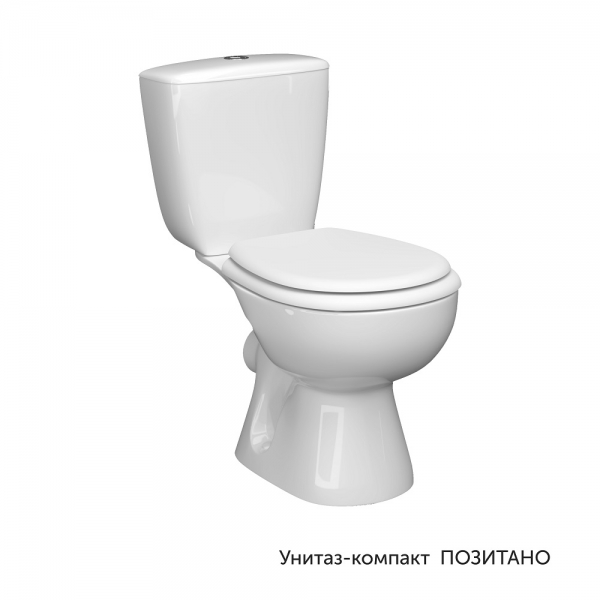 Унитаз-компакт Позитано ЖС Инкоэр  белый с1