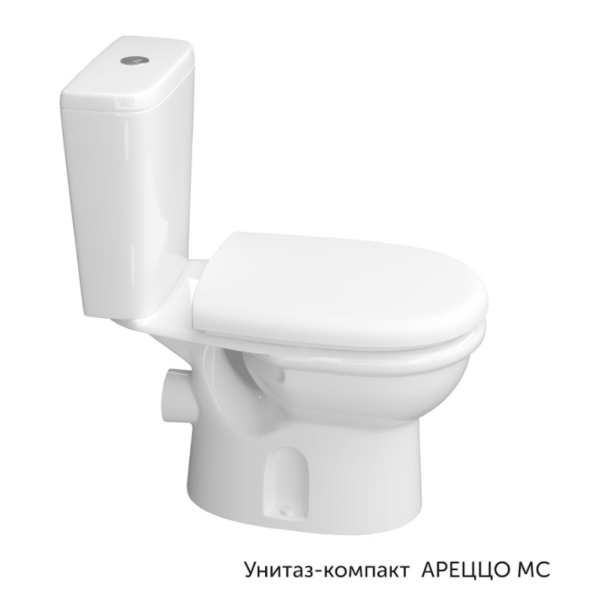 Унитаз-компакт Ареццо МС Инкоэр белый с1 (прям.вып.)