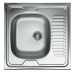Мойка кух. EC-209М 60*60 левая чаша (нерж. 0,6); 1"1/2