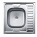 Мойка кух. S-209 60*60 ГЛУБОКАЯ левая чаша