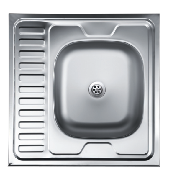 Мойка кух. S-209 60*60 ГЛУБОКАЯ правая чаша