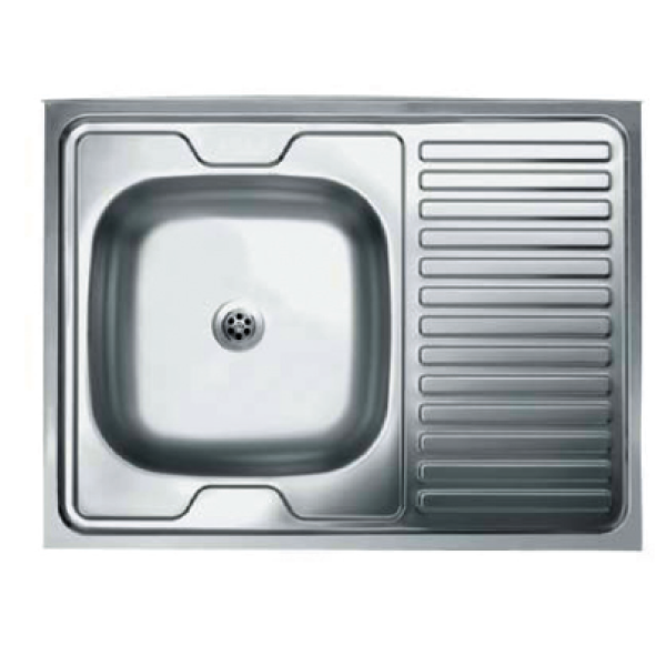 Мойка кух. S-220 60*80 ГЛУБОКАЯ левая чаша