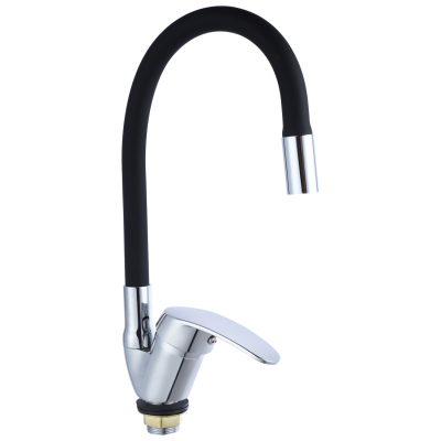 TSB-731-B02 TSARSBERG Смеситель д/кухни черный (ручка пластик)