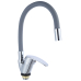 TSB-731-G05 TSARSBERG Смеситель д/ кухни  гибкий излив СЕРЫЙ (ручка пластик)