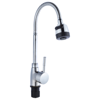 TSB-733-01 TSARSBERG Смеситель д/кухни гибк излив (ручка пластик)