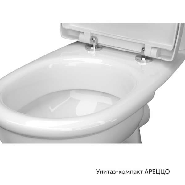 Унитаз-компакт Ареццо МС Инкоэр белый с1 (прям.вып.)