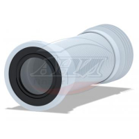 К928 Удлинитель гибкий для унитаза с металической спиралью выпуск 110мм (260-560мм)