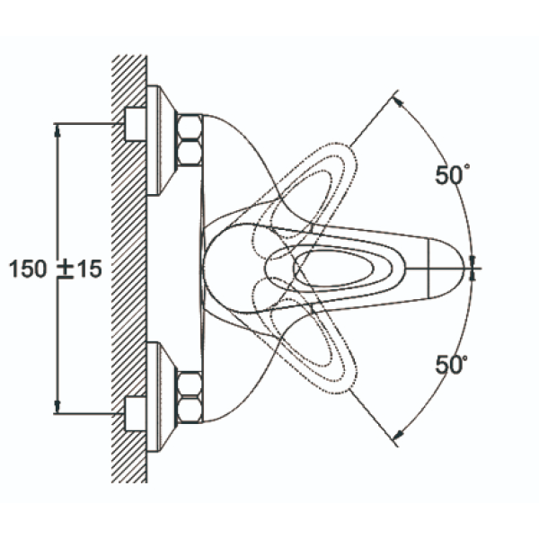 KLO3-A149 Glauf Смеситель для ванны