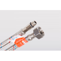 Подводка гибкая для воды 50 см (игла) Сталь ELKA РФ 