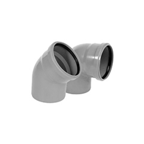 Отвод 110*45 канализ Valfex