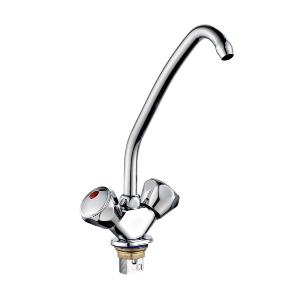 ПСМ-117-К/04 Смеситель для кухни на гайке кер