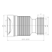 К828R Удлинитель гибкий для унитаза выпуск 110мм (225-520мм)