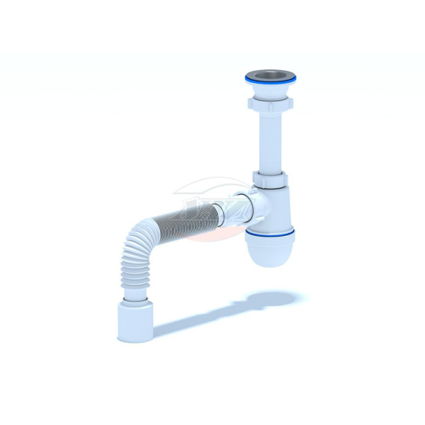 С0110 Сифон Ани 1 1/2"х40 с гибкой трубой 40х50
