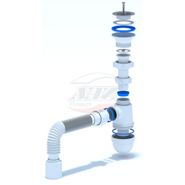 С0110 Сифон Ани 1 1/2"х40 с гибкой трубой 40х50 С0110 Сифон Ани 1 1/2"х40 с гибкой трубой 40х50