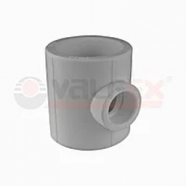 Тройник 32/20/32 редукц ПП Valfex СЕРЫЙ