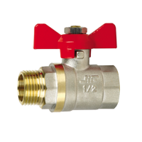 JIF 355 NB Кран шаровой 1", г/ш, бабочка