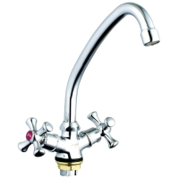 QFR4-А827 Смеситель для кухни 2-х ручк