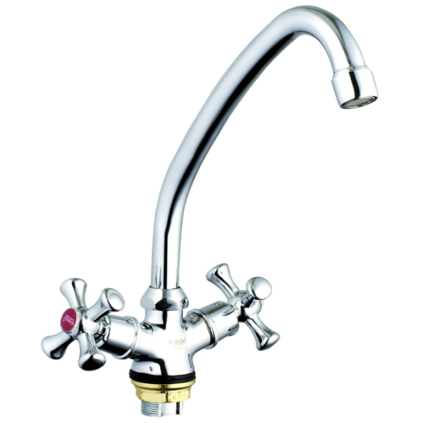 QFR4-А827 Смеситель для кухни 2-х ручк