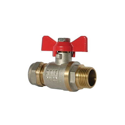 JIF 358 NB Кран шаровый с цангами 1/2 н х 16 JIF 358 NB Кран шаровый с цангами 1/2 н х 16