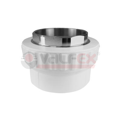 Муфта переход 40* 1 1/4 под ключ ВР ПП Valfex БЕЛАЯ