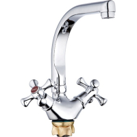 QTZ4-D827 Смеситель для кухни 2-х ручк