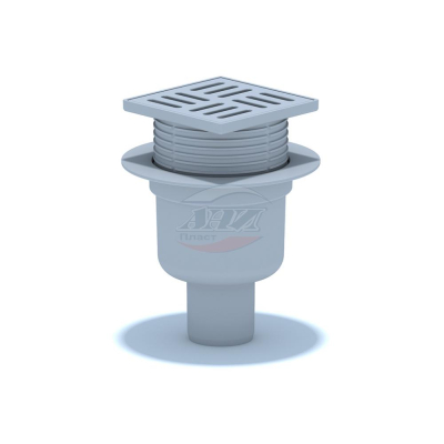 ТА5704 Трап верт вып 50  рег решет из пластик 10*10