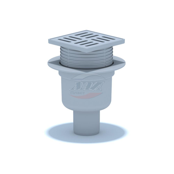 ТА5704 Трап верт вып 50  рег решет из пластик 10*10