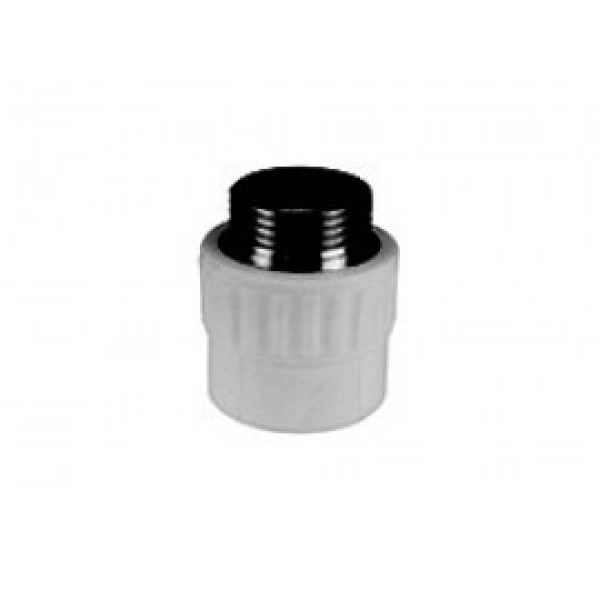 Муфта переход 20*3/4 НР ПП Valfex СЕРАЯ