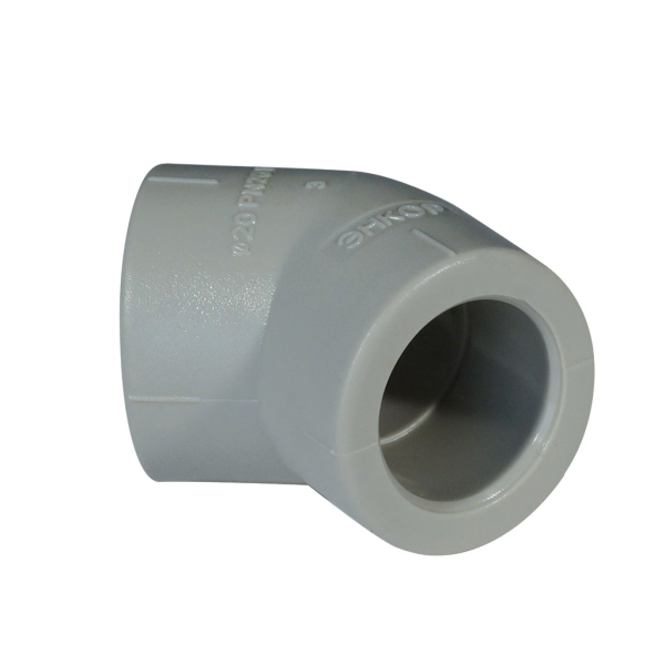 Уголок PPR угол 45° 25мм серый