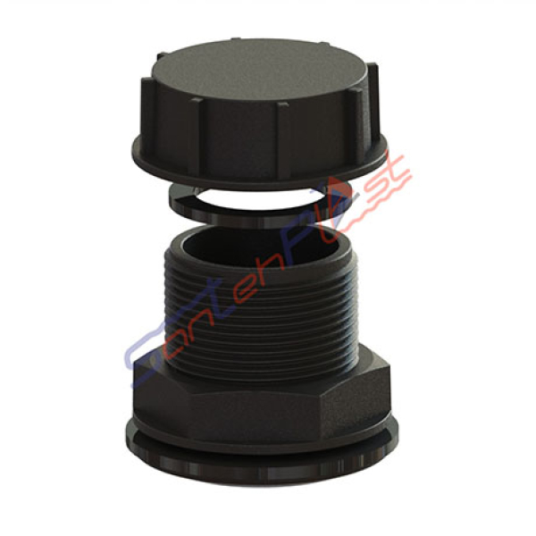 Отвод из бака в сборе ПНД 3/4"