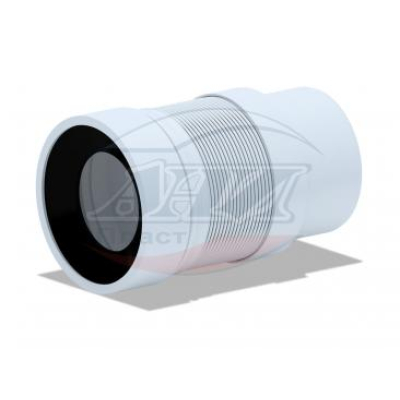 К821 Удлинитель гибкий для унитаза выпуск 110 мм (200-360мм)