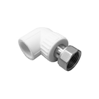 Угольник 20*1/2 с нак гайкой ПП Valfex БЕЛЫЙ