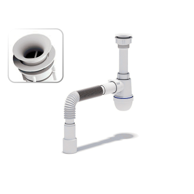 С5015 Варяг сифон с г/трубой 40*40/50