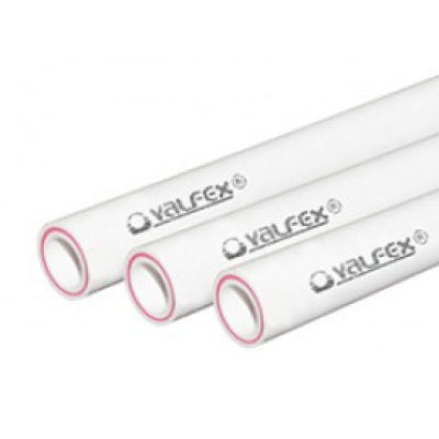 Труба 20*3,4 SDR6 PN25 армиров стекловол Valfex (140м) БЕЛАЯ