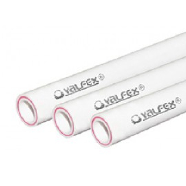 Труба 20*3,4 SDR6 PN25 армиров стекловол Valfex (140м) БЕЛАЯ