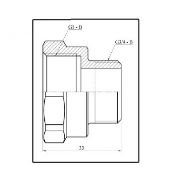 Переходник 25*20 ZW50135