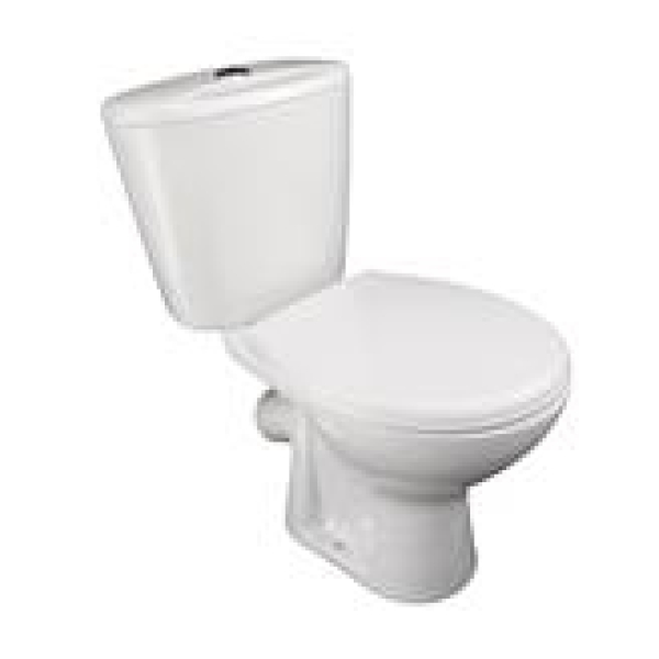 Унитаз компакт Универсал NEW кнопка, нижн подводка + сиденье