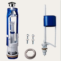 Арматура низ. кнопка хром АС-17.2М, РБМ